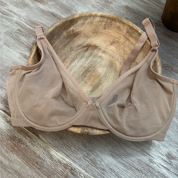 🌿🦋 Smart & Sexy Full Figure Sheer Mesh Demi Underwire Bra • 34DDD - Picture 2 of 13